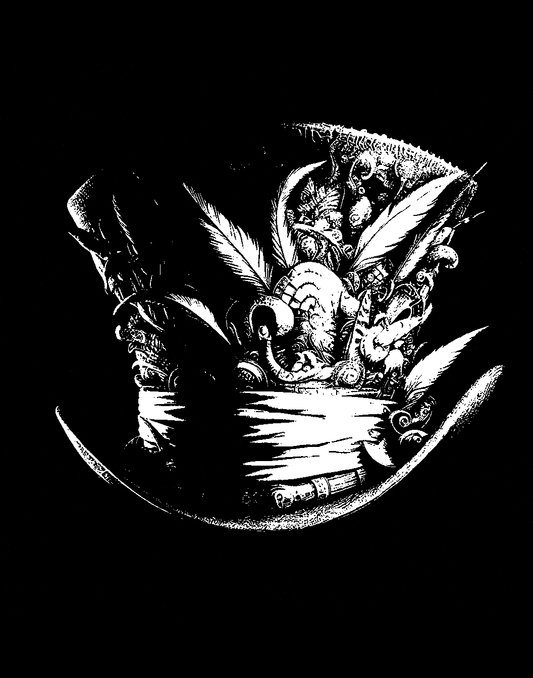 MadHatter's T-shirt, 2X-Large, BLACK