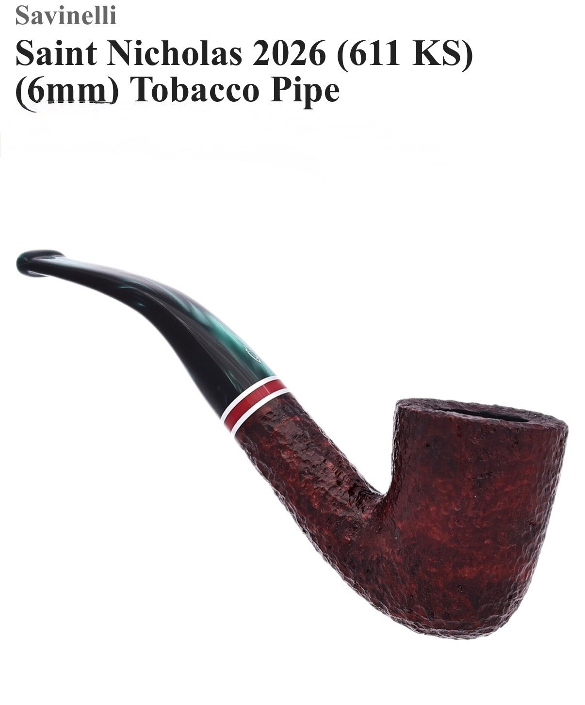 Savinelli Saint Nicolas 2026, 611KS (6mm)
