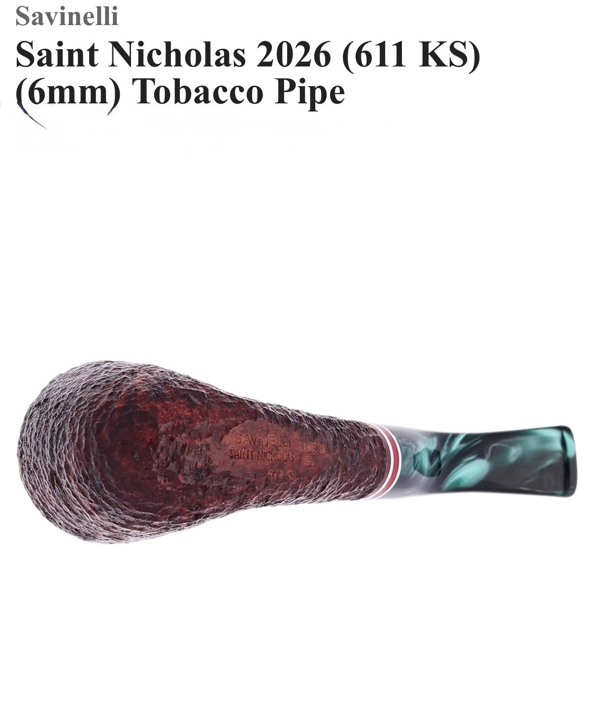 Savinelli Saint Nicolas 2026, 611KS (6mm)