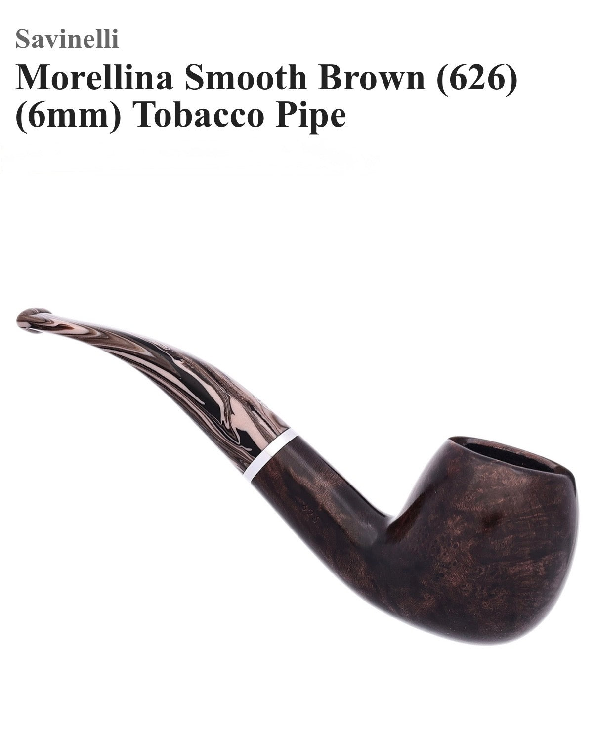 Savinelli Morellina Smooth Brown (626) 6mm